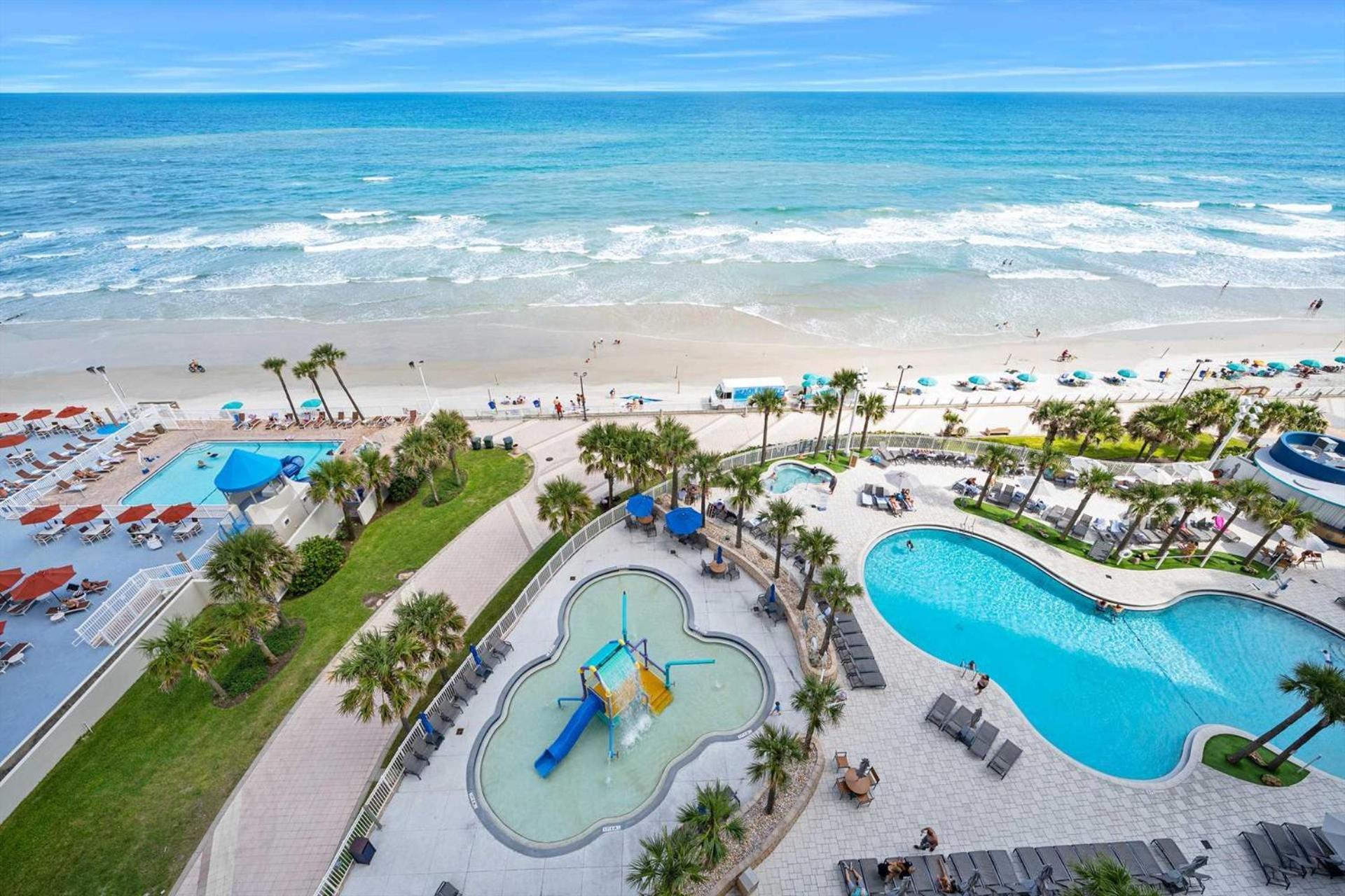 Luxury 10Th Floor 2 Bedroom Condo Direct Oceanfront Wyndham Ocean Walk Resort Daytona Beach | 1027 Dış mekan fotoğraf